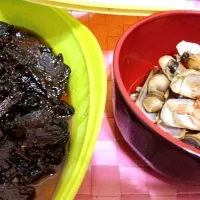 tocino and mountain Ipswich clams steamed in butter:9|allain sivs monforteさん