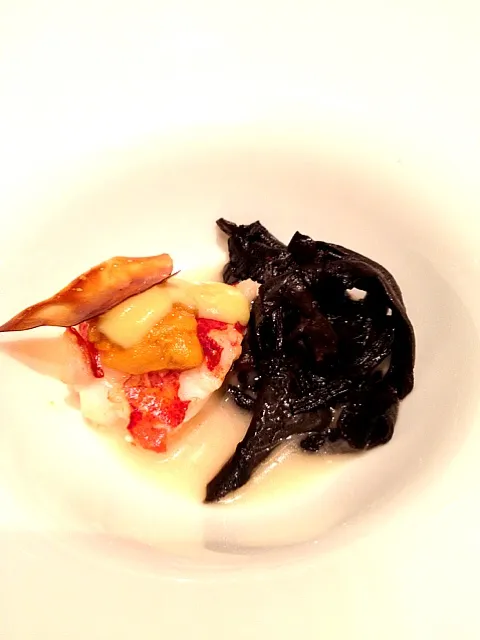 lobster and trumpet mushroom anis sous vide|lauren shannonさん