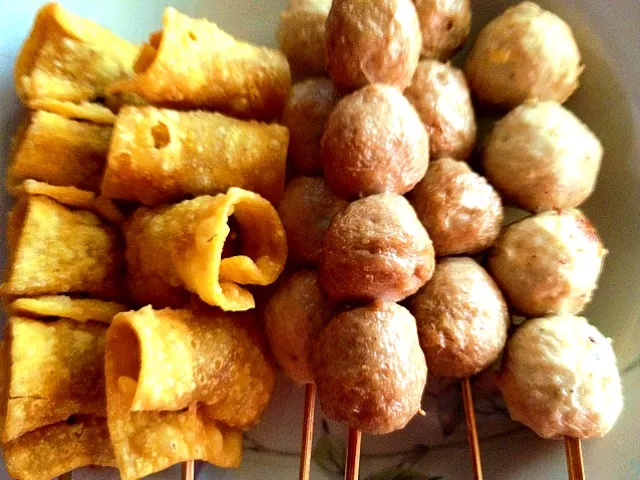 meatball&fried wontons|mahawanjameさん