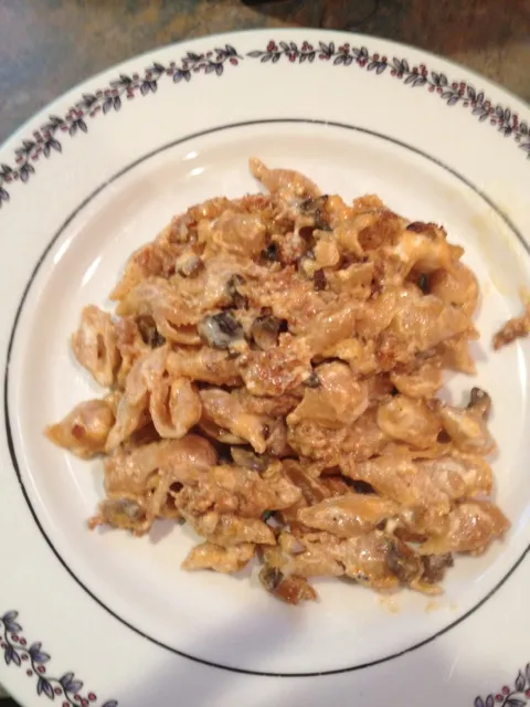 Dairy Free Chorizo Mushroom Mac & Cheese|http://melissasmenu.wordpress.com/さん