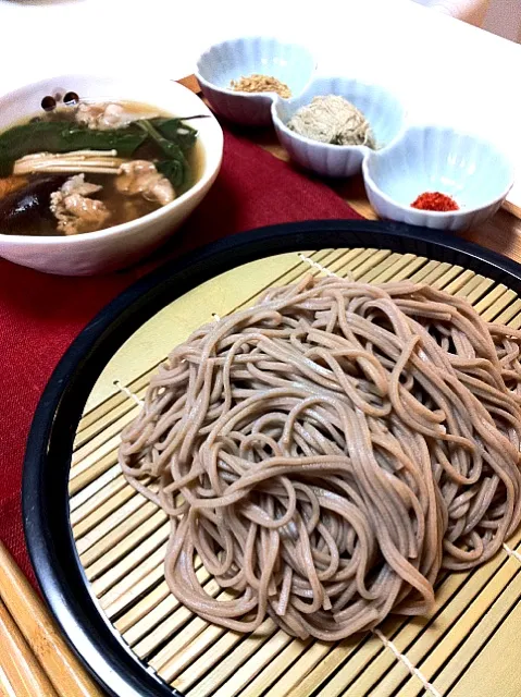 今日は程寒いけど暖かいので、つけ蕎麦を作ってみました(⌒▽⌒)|hiroさん