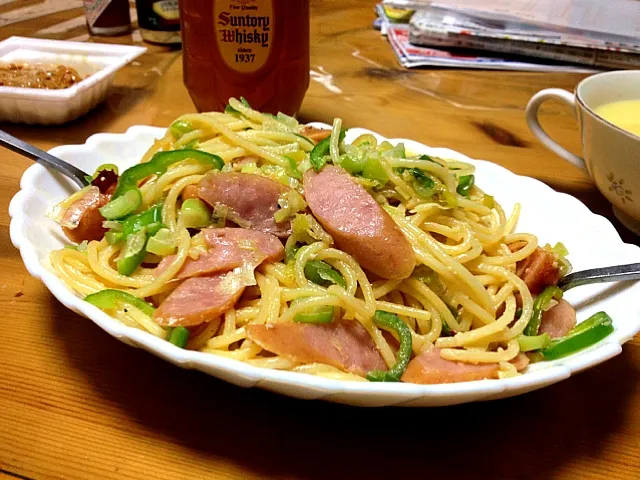 和風納豆ペペロンチーノ明太子風味|れじさん