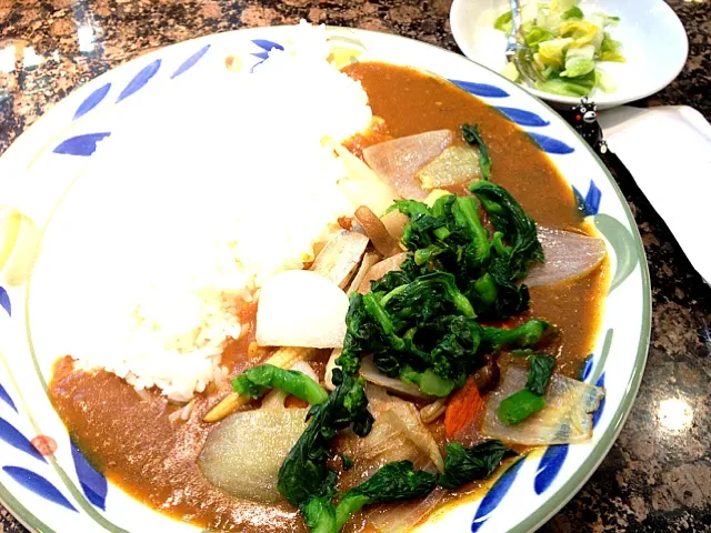 今日は夜も野菜カレー(^^;;|大阪カレー部長さん