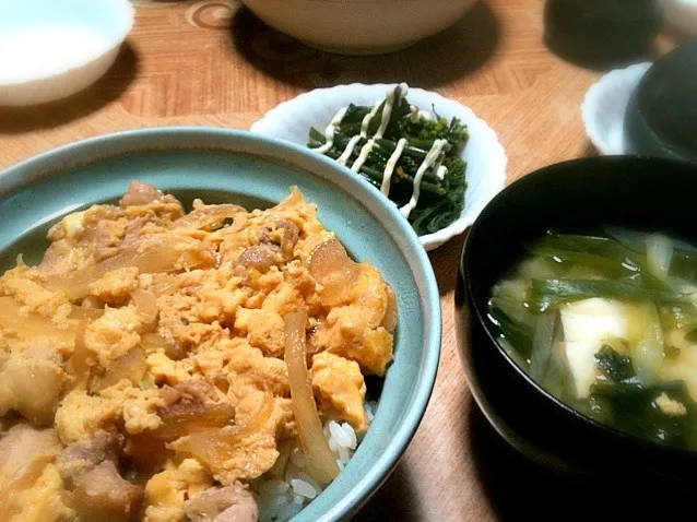 Snapdishの料理写真:フワッとならず、出汁が多すぎた親子丼(>_<) 頂きます！|Ichimuraさん