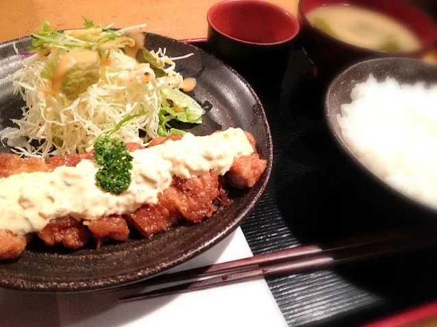 チキン南蛮定食|ありんこさん