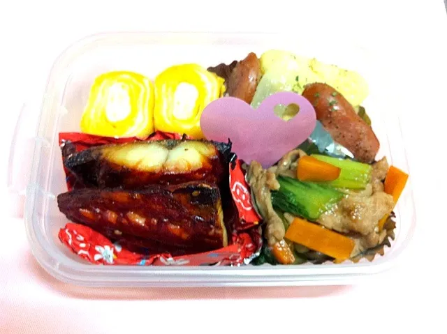 豚肉のオイスターソース炒め弁当|えりさん