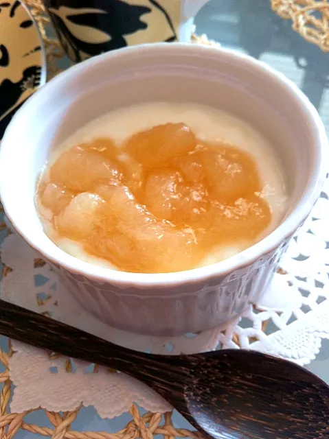 Home Made Pear Jam with Yoghurt|noriko takiyama のりねぇですさん