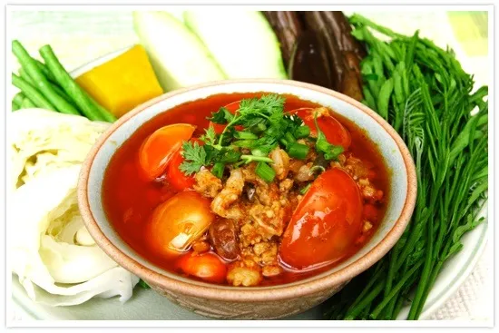 thai northern style pork and tomato relish|mahawanjameさん