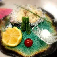 Snapdishの料理写真:ふぐ白子焼き|江頭 愛幸さん