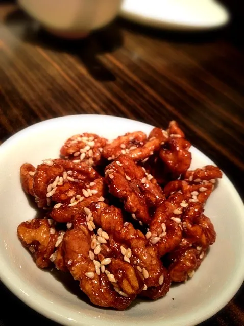 honey roasted walnuts|willzさん