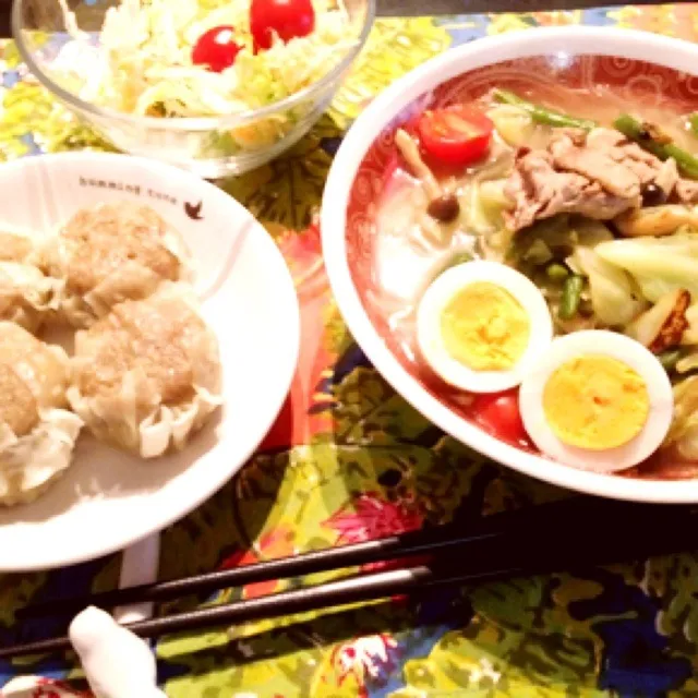 Snapdishの料理写真:鶏ガラ塩ラーメン♡|LeSeptiemeCiel007さん