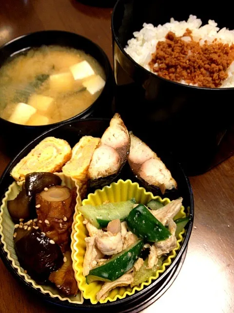 パパ久しぶりのお弁当|ぽにこさん