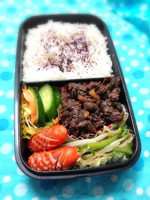 Snapdishの料理写真:牛肉しぐれ煮弁当|ひろ☆alohaさん