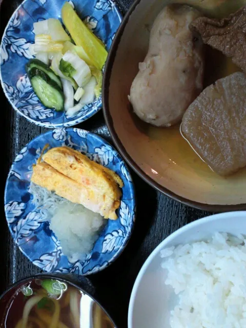 Snapdishの料理写真:おでん定食|hisashiさん