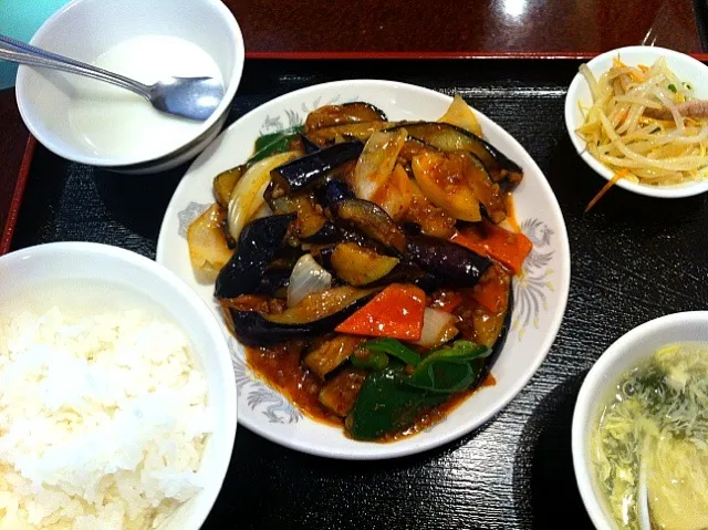 麻婆茄子定食|makioさん