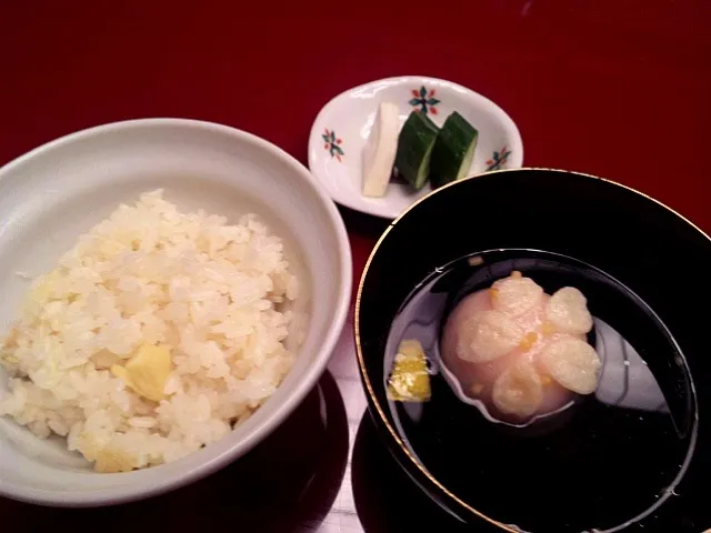 筍ご飯とお吸い物も、春めいてる🌸|シホりんさん