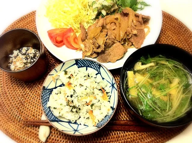 しょうが焼き定食|なおさん