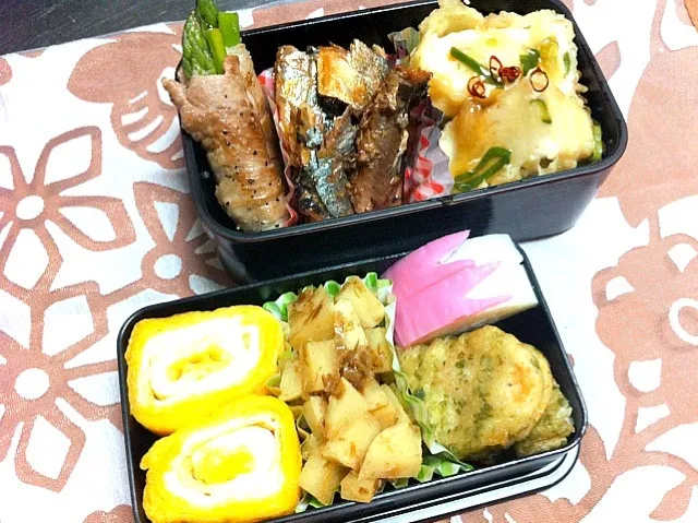 Snapdishの料理写真:豆腐のふんわり天弁当|えりさん