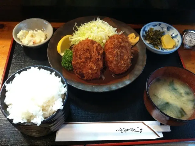 コロッケ定食|yamazatさん