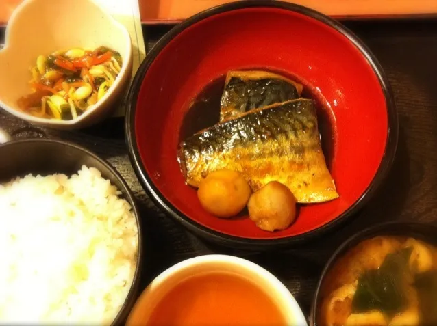 煮魚定食  さば…|大石さん