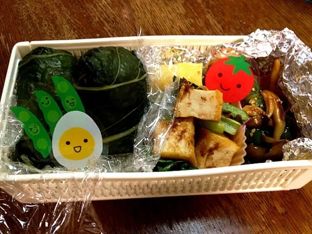 Snapdishの料理写真:めばり寿司弁当|mahiroさん