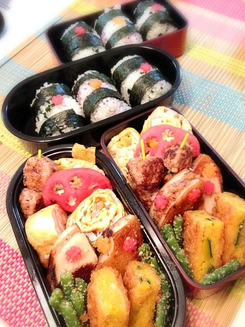 イカと玉子と薩摩揚げが主役！でも明るいお弁当(o^^o)|かずさん