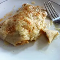 Snapdishの料理写真:chicken cacciatore crepe|Colin Bowersさん