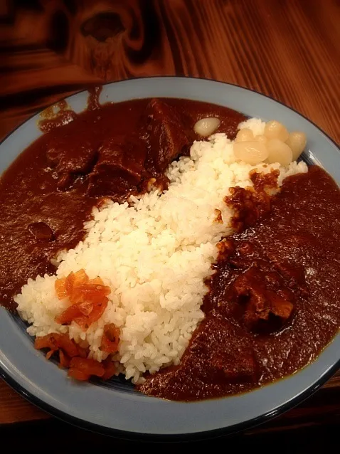 気になってた「もうやんカレー」！¥1000のカレービュッフェ、、、つまり食い放題…ドデカイ角煮で満腹w  オススメ！！|Kazuさん