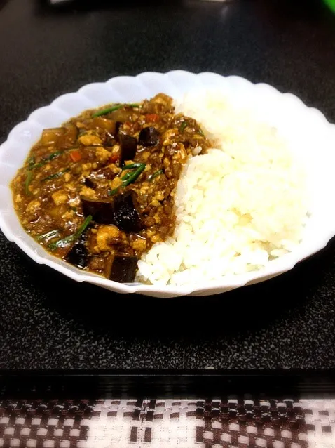 豆腐と茄子の和風キーマカレー|harataさん