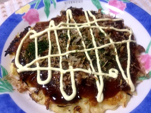 Snapdishの料理写真:豚玉お好み焼き|yasbongさん