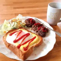 Snapdishの料理写真:卵トースト|ともだえりさん