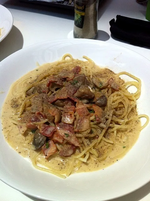 Spaghetti Cabonata|Pim Patanasuthikulさん