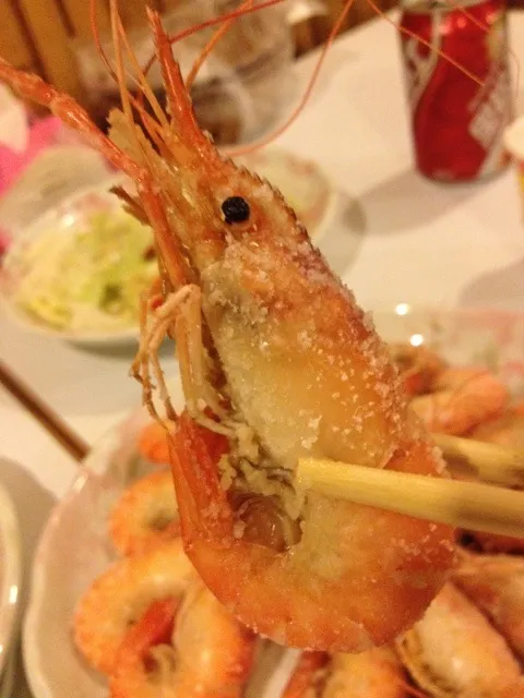 Salt Encrusted Shrimp|Tangさん