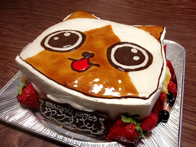 Snapdishの料理写真:アイルの誕生日ケーキ No.2|Agaricusさん