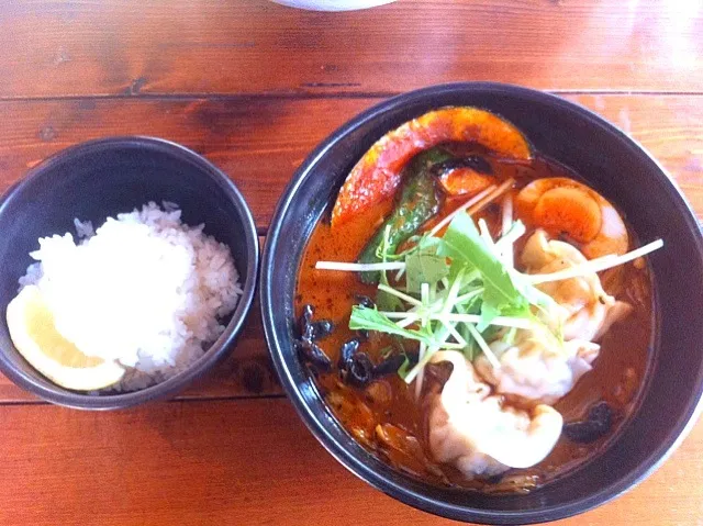 特製餃子のスープカレー|まりもさん