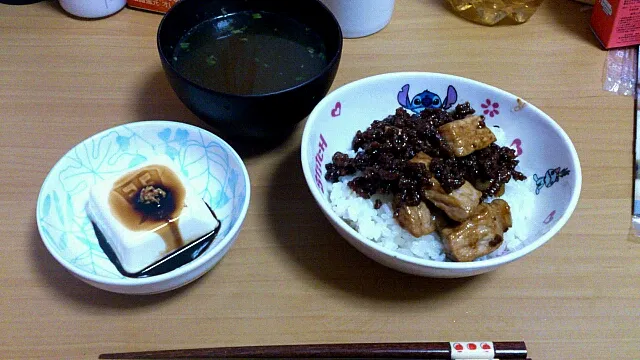 豚そぼろ丼|ゆかさん