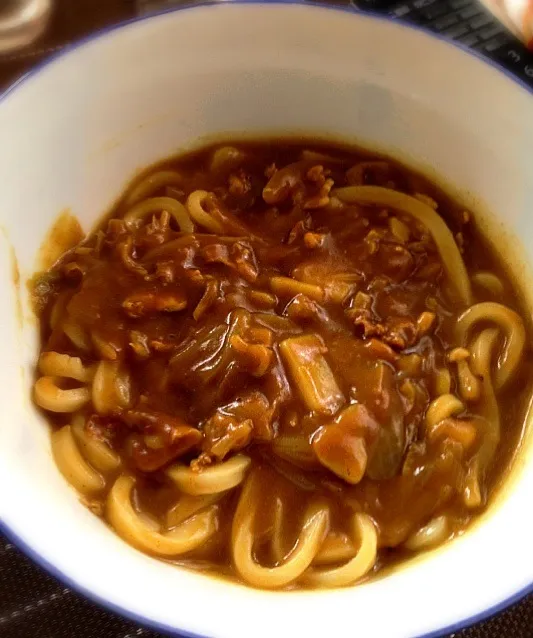 今日のお昼はカレーうどん。あり物でごはんつくってだらっと過ごしてます♪|sumiyoさん