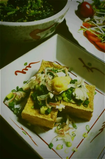 揚げ出し豆腐|ほんだれいなさん