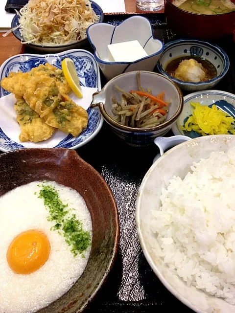 鳥天とろろ定食|annexさん