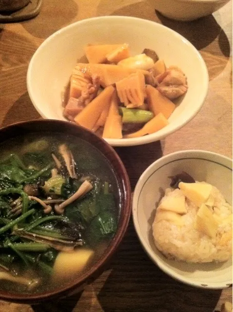 筍づくし2日目 筍と鶏肉の炒め煮|tkさん