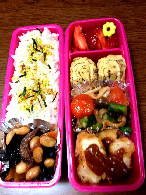 Snapdishの料理写真:小1弁当|あきこさん