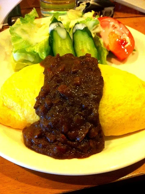 Snapdishの料理写真:オムドラカレー|shuさん