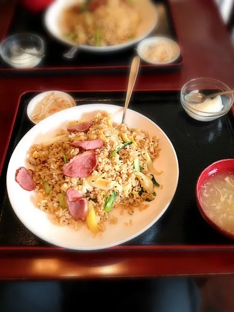 広東ダックと黒ごまの炒飯|しろくまさん