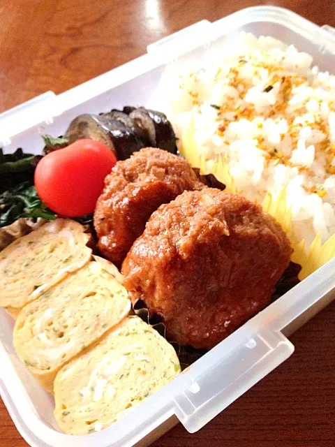 煮込みハンバーグ風弁当|まぃこゥさん