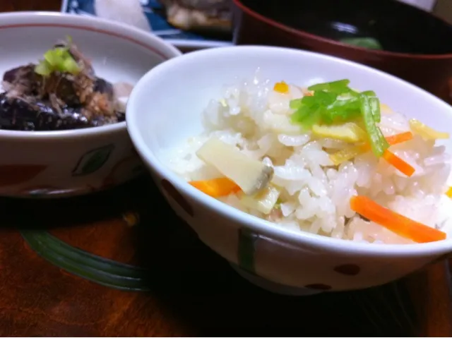 筍ご飯|雨林さん