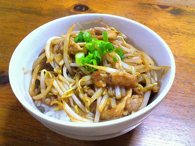 豚バラもやしあんかけ丼|maさん