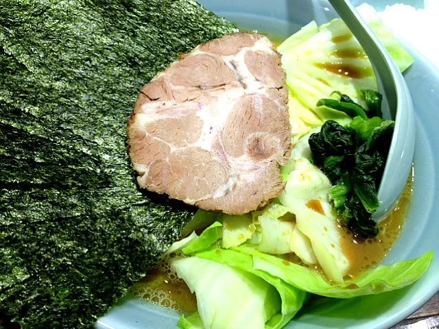 ラーメン のり増し キャベツトッピング かため|tecklさん