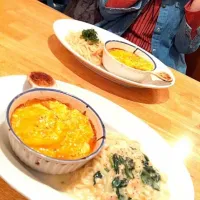 Snapdishの料理写真:オムドリア&生パスタ|mlyhさん