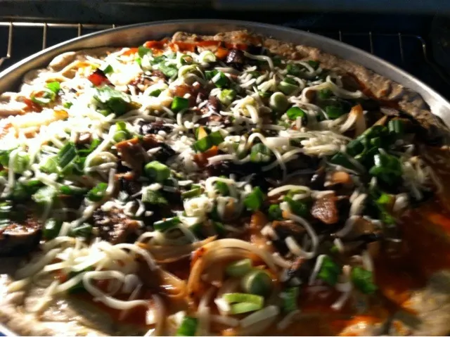 vegetarian pizza|Elena Stone-Ohさん