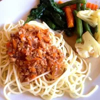 spaghetti n vegetable